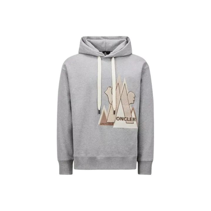 Moncler Moncler Logo Hooded Long Sleeve Sweatshirt Size US M / EU 48-50 / 2 - 1 Thumbnail