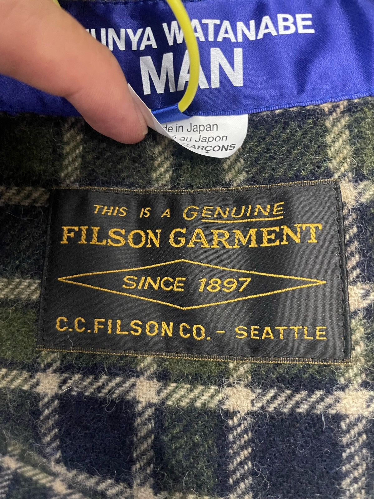 Junya Watanabe Junya Watanabe x Filson Check AW25 Wool Patch Pockets Jacket Size US M / EU 48-50 / 2 - 13 Thumbnail