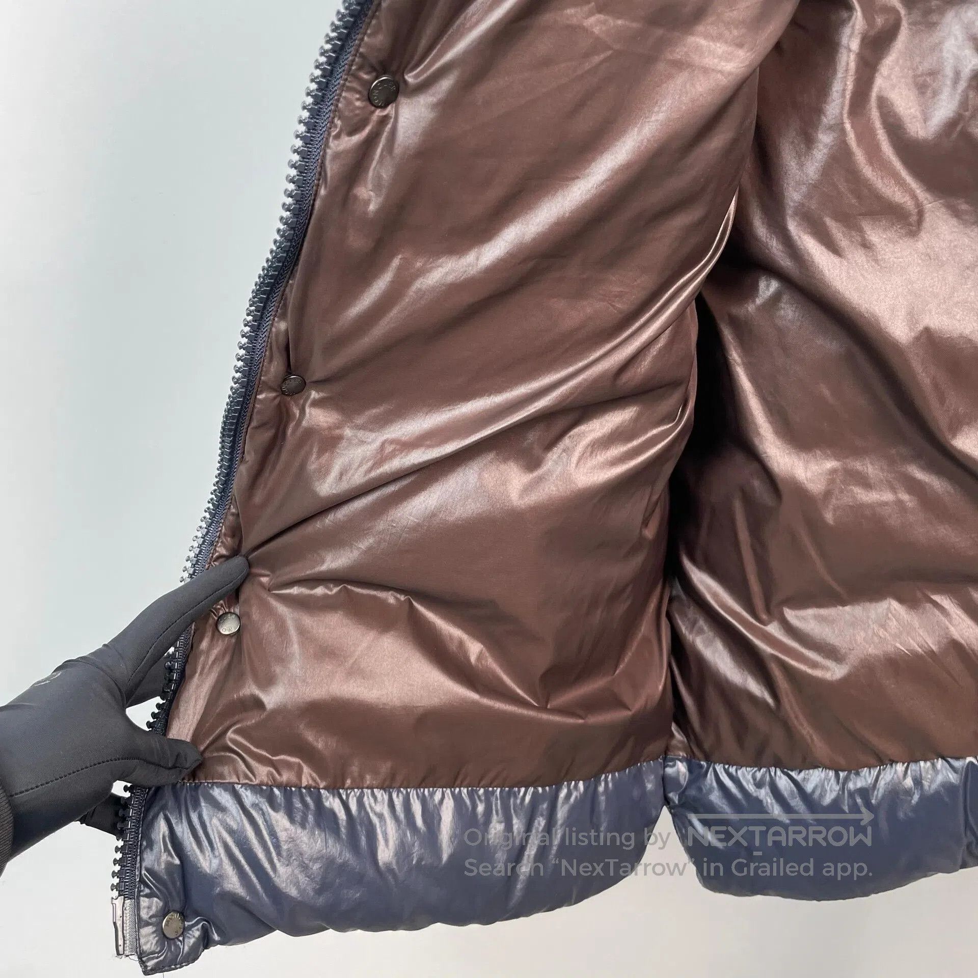 Moncler Moncler Dark blue shiny down vest| Size US XL / EU 56 / 4 - 4 Thumbnail