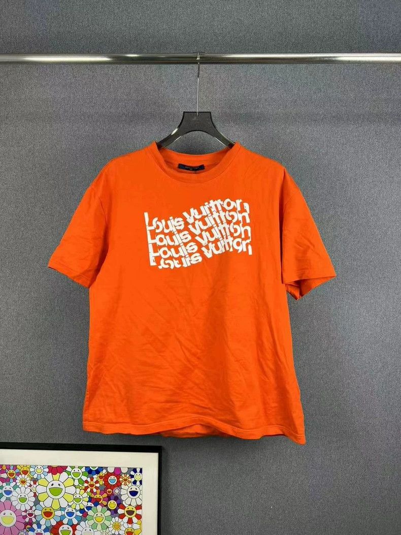 Louis Vuitton Louis Vuitton size 4l Orange bullet-screen LOGO knitted sho Size US M / EU 48-50 / 2 - 1 Thumbnail