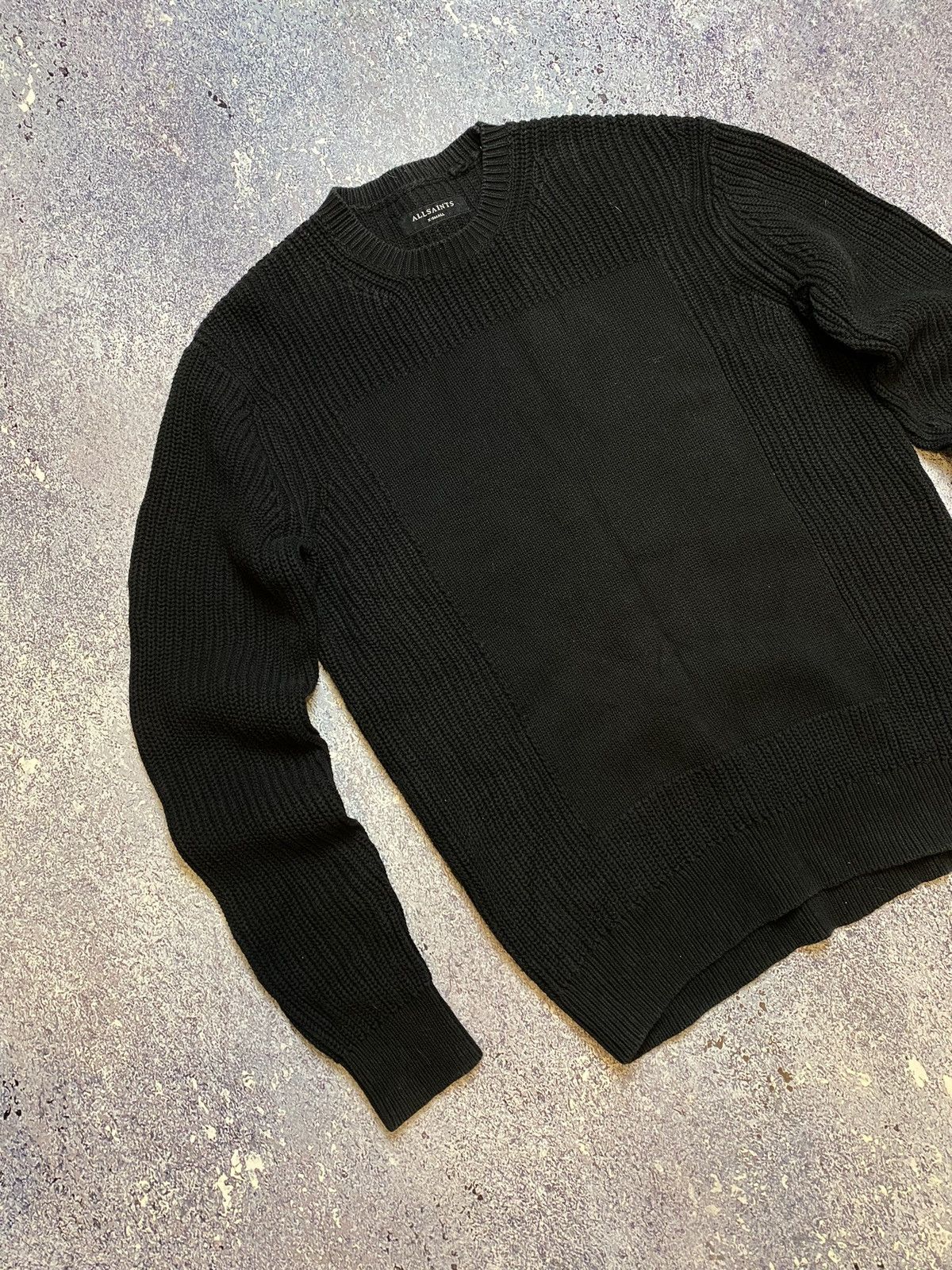 Allsaints × Vintage 💥OPIUM ALLSAINTS BLACK SWEATER BALENCIAGA STYLE Size US XS / EU 42 / 0 - 4 Thumbnail