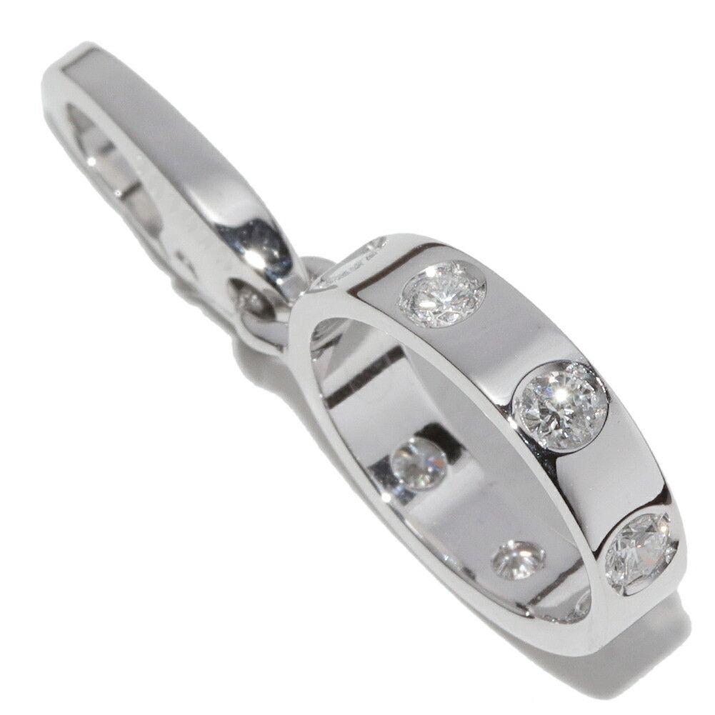 Cartier Cartier Cartier K18WG Baby Love Charm Pendant Top Full Diamond Metal Pendant Size ONE SIZE - 1 Thumbnail