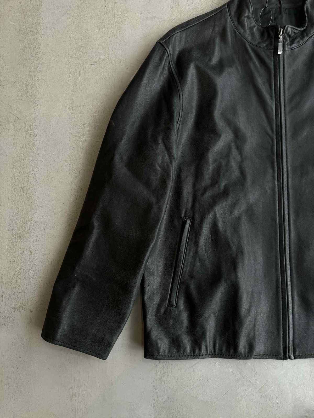 Balenciaga Balenciaga - Nicolas Ghesquiere Harrington Leather Jacket Size US XL / EU 56 / 4 - 5 Thumbnail