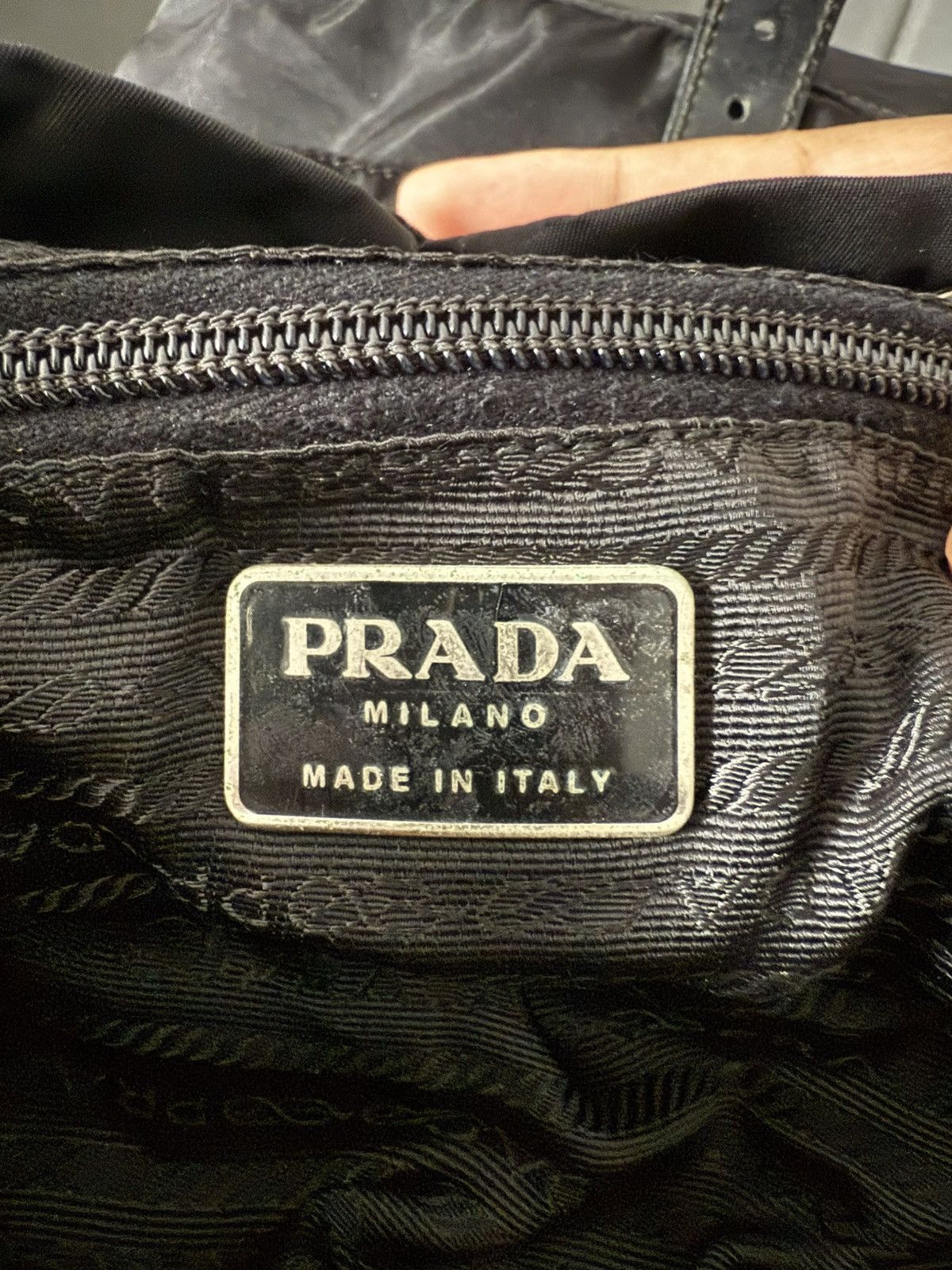 Prada Vintage Prada Black Large Backpack Size ONE SIZE - 15 Thumbnail