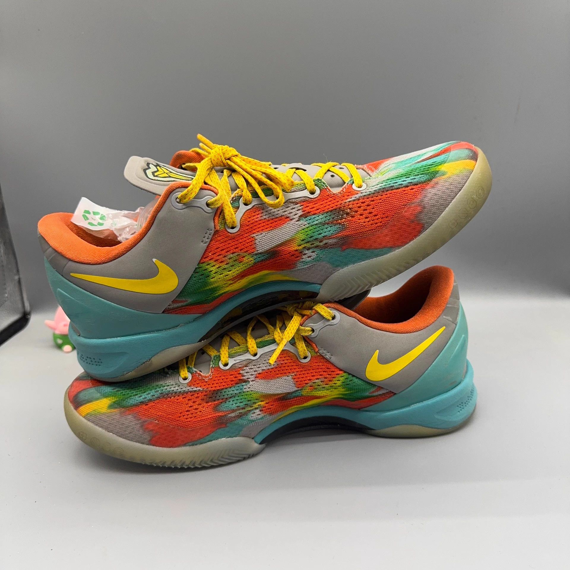 Nike Nike Kobe 8 Blue Red Orange 42.5 Size US 9.5 / EU 42-43 - 6 Thumbnail
