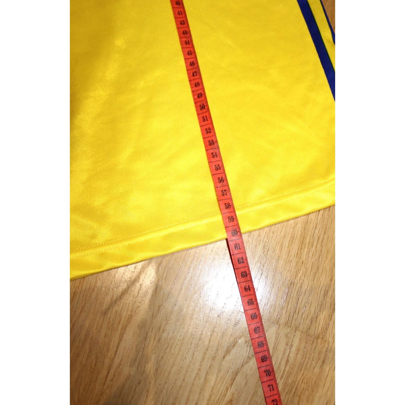 Adidas VINTAGE adidas Olympic vest Shirt Unisex Adults 34 Yellow with blue stripes Mens Womens Girls Boys Size US S / EU 44-46 / 1 - 5 Thumbnail