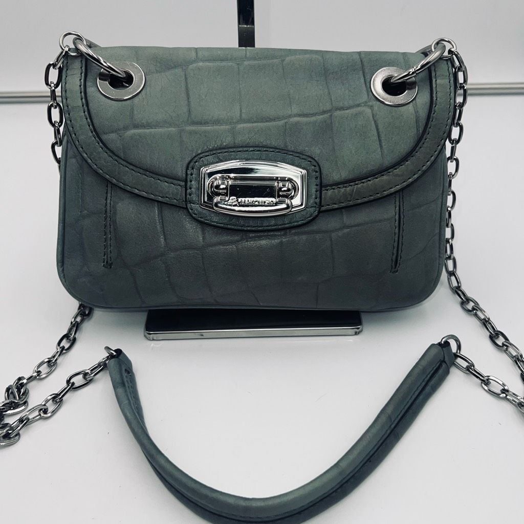 Other B. Makowski Green Croco Embossed Vintage Chain/Leather Strap Size ONE SIZE - 2 Thumbnail