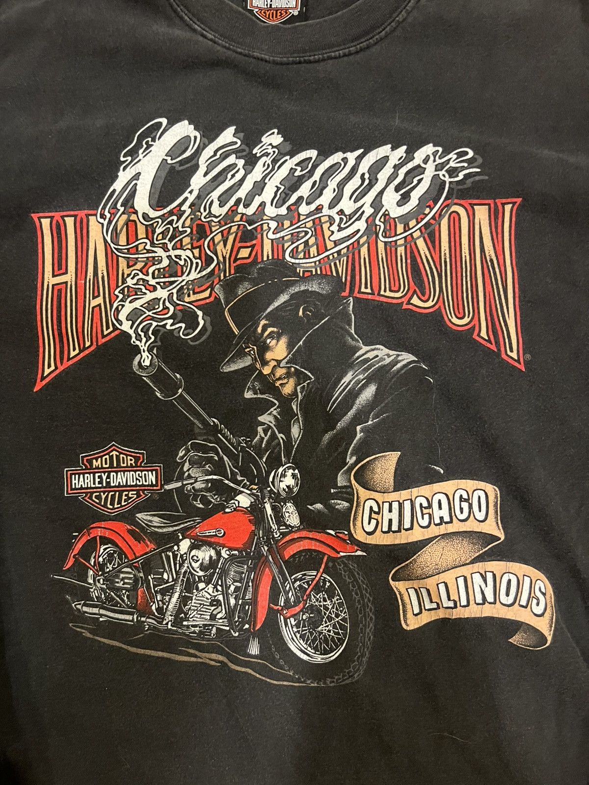 Vintage Harley Davidson “Chicago” Longsleeve Size US XL / EU 56 / 4 - 2 Thumbnail