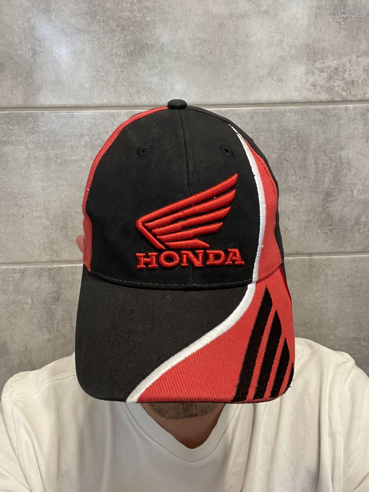 Honda HONDA RACING MOTOGP VINTAGE BIG LOGO EMBROIDERED CAP | Grailed