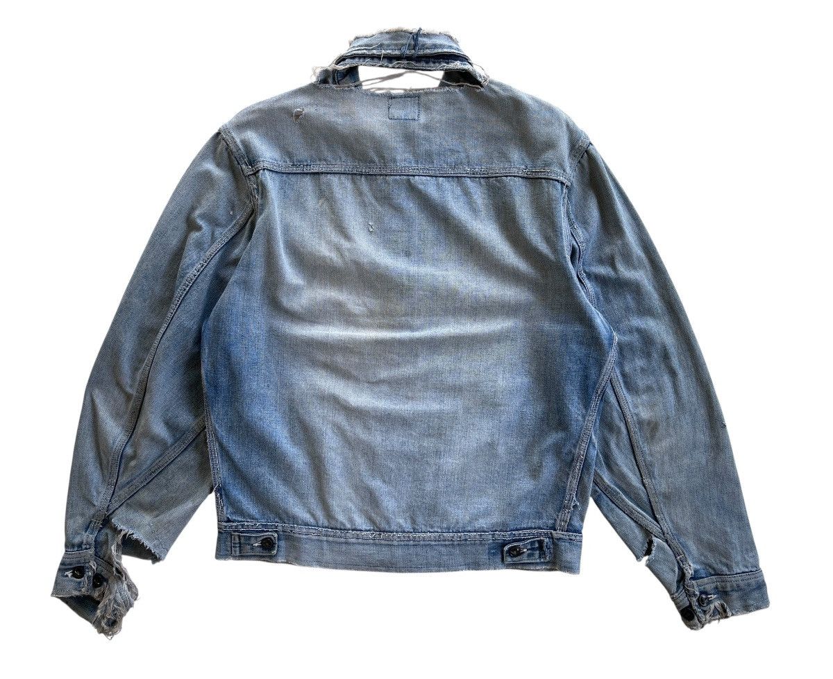 Lee Destroyed❗️70s Lee Jelt 91 B Distressed Jacket Size US L / EU 52-54 / 3 - 3 Thumbnail