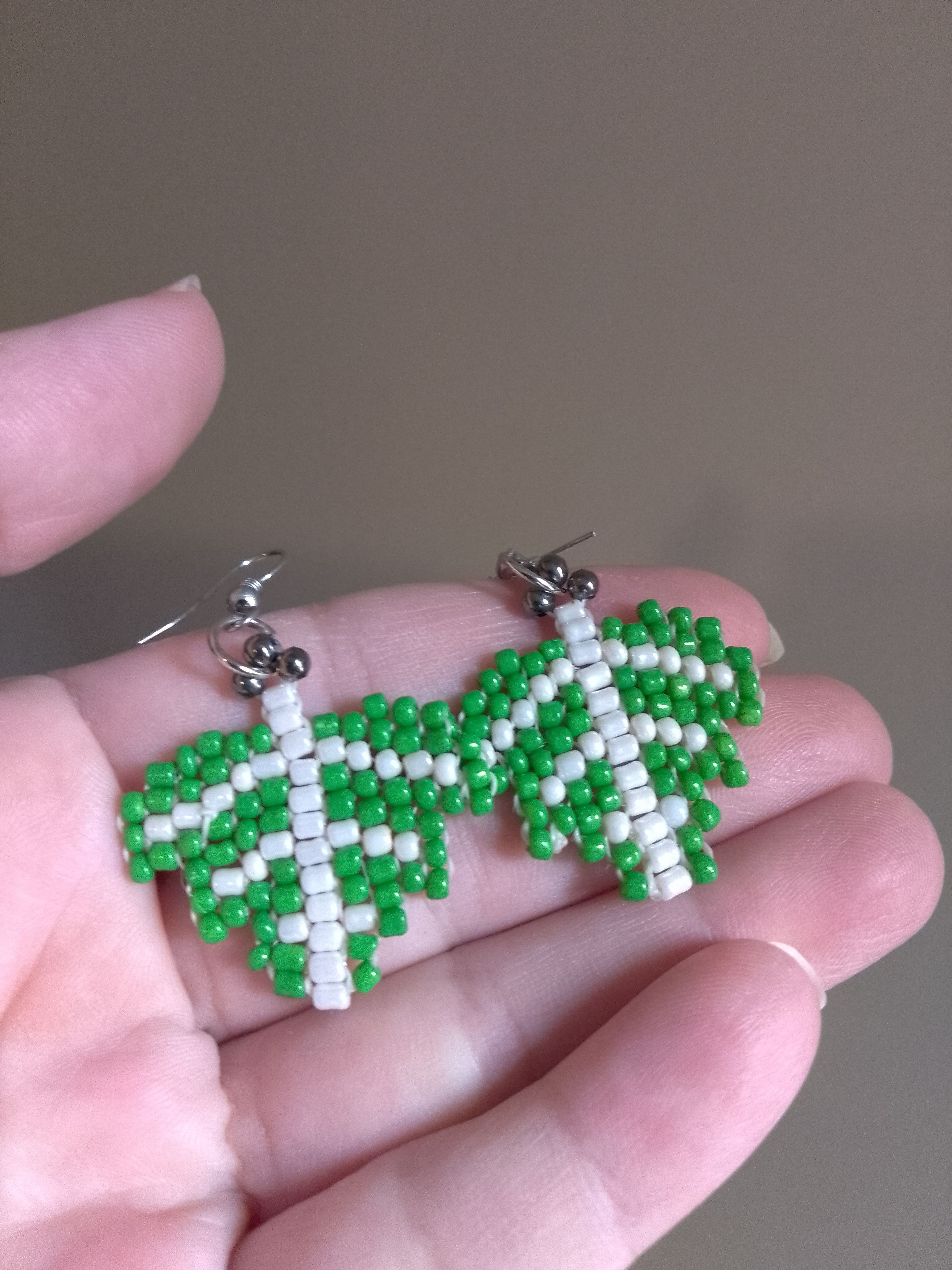 Handmade Necklace Long Green Earrings Crystal Pendant Tree of Life Size ONE SIZE - 5 Thumbnail