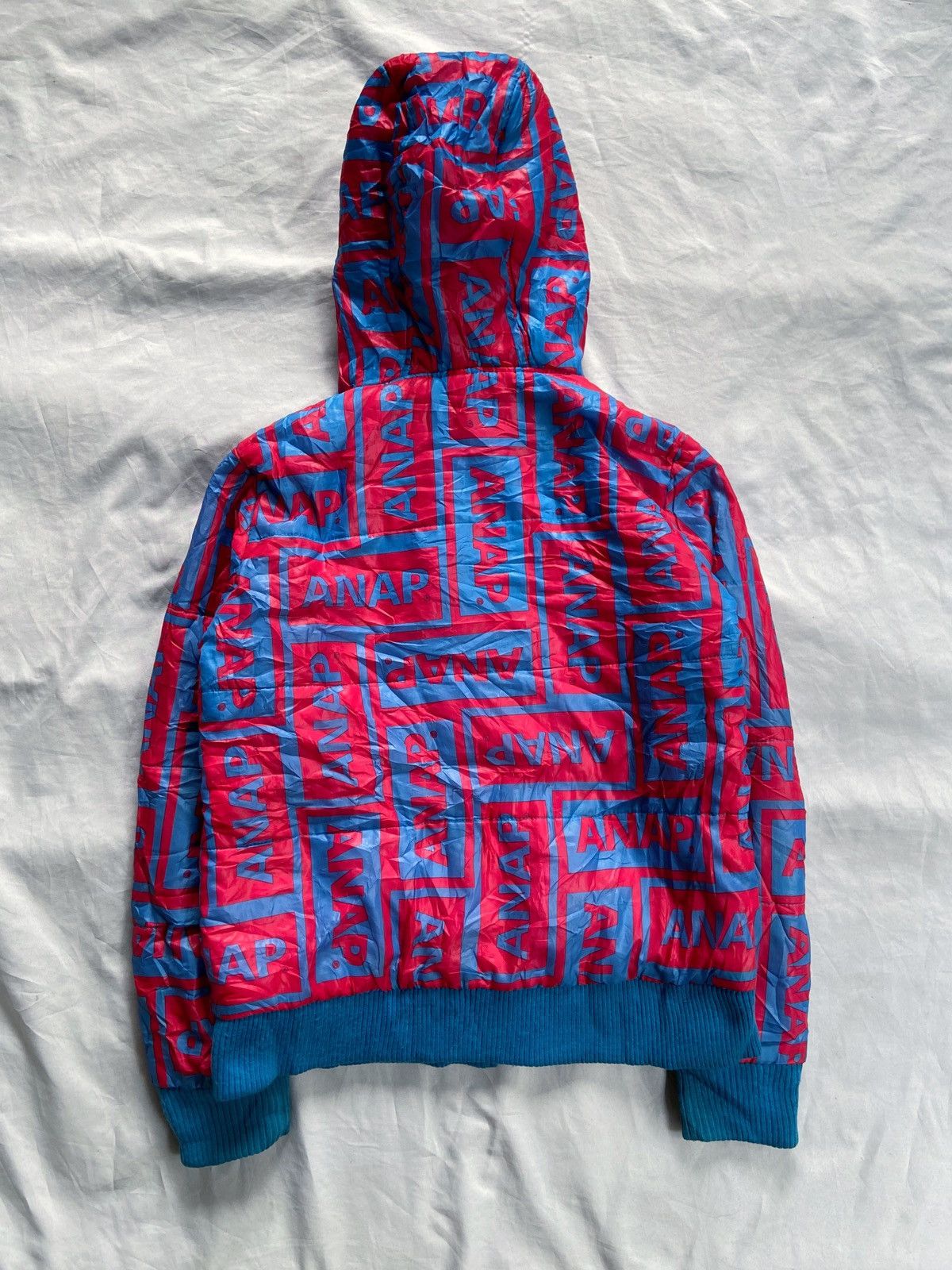 Japanese Brand ANAP MONOGRAM ZIP JACKET Size US S / EU 44-46 / 1 - 2 Thumbnail