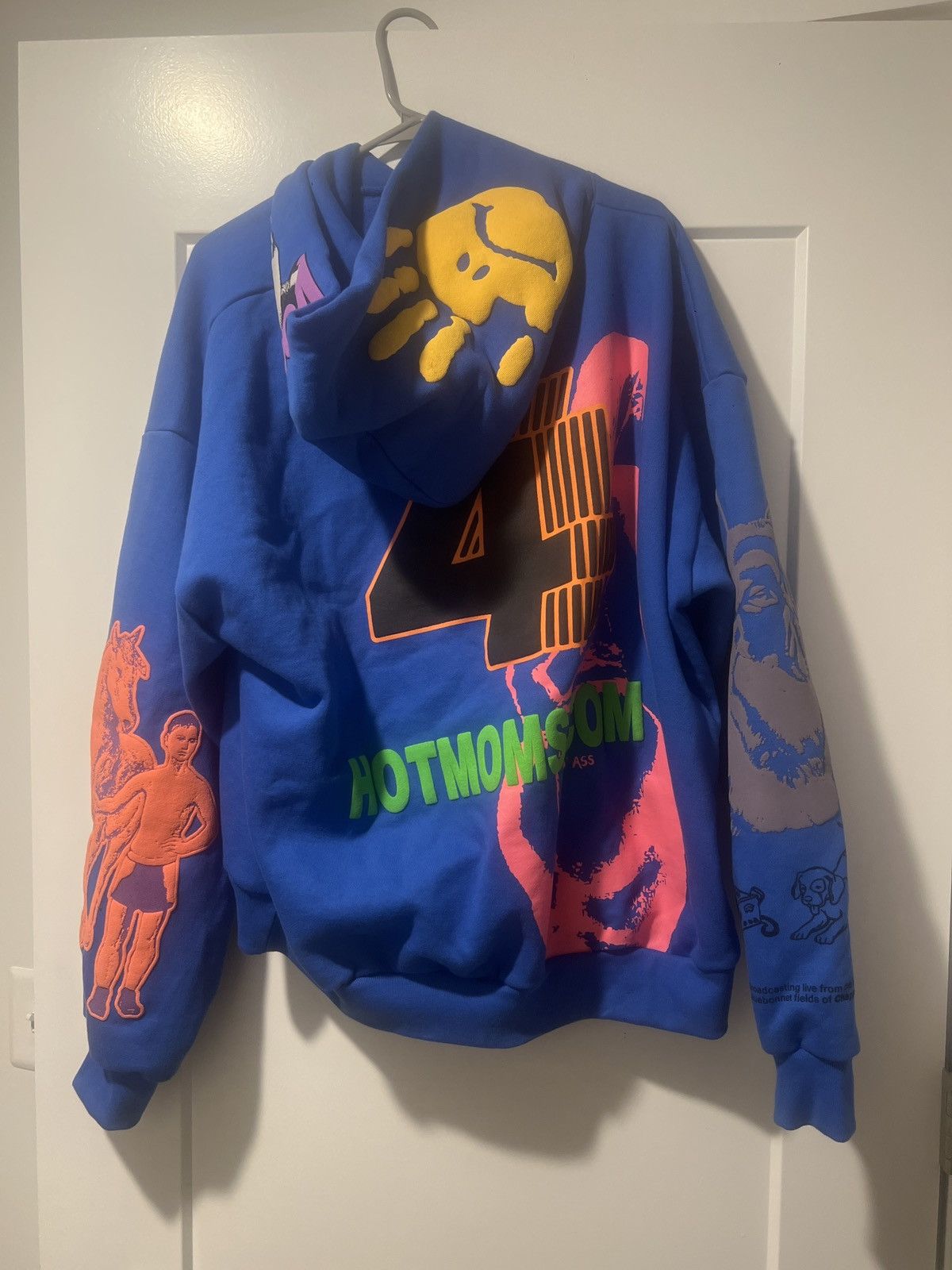 image of Drake Fatd Concert Hoodie in Blue, Men's (Size XL)