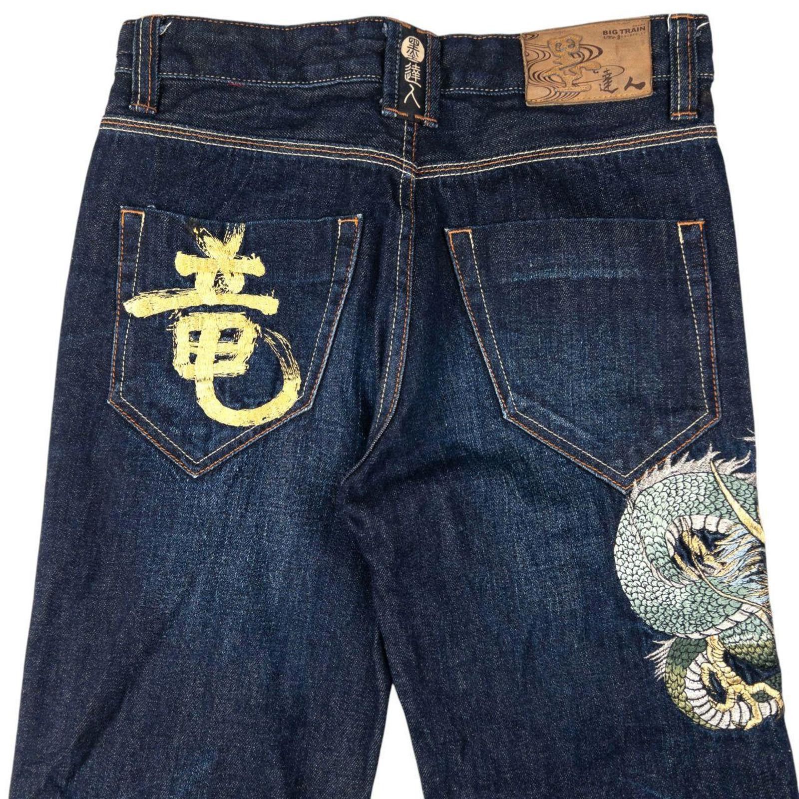 Other Vintage Big Train Dragon Japanese Denim Jeans Size W30 Size US 30 / EU 46 - 6 Thumbnail