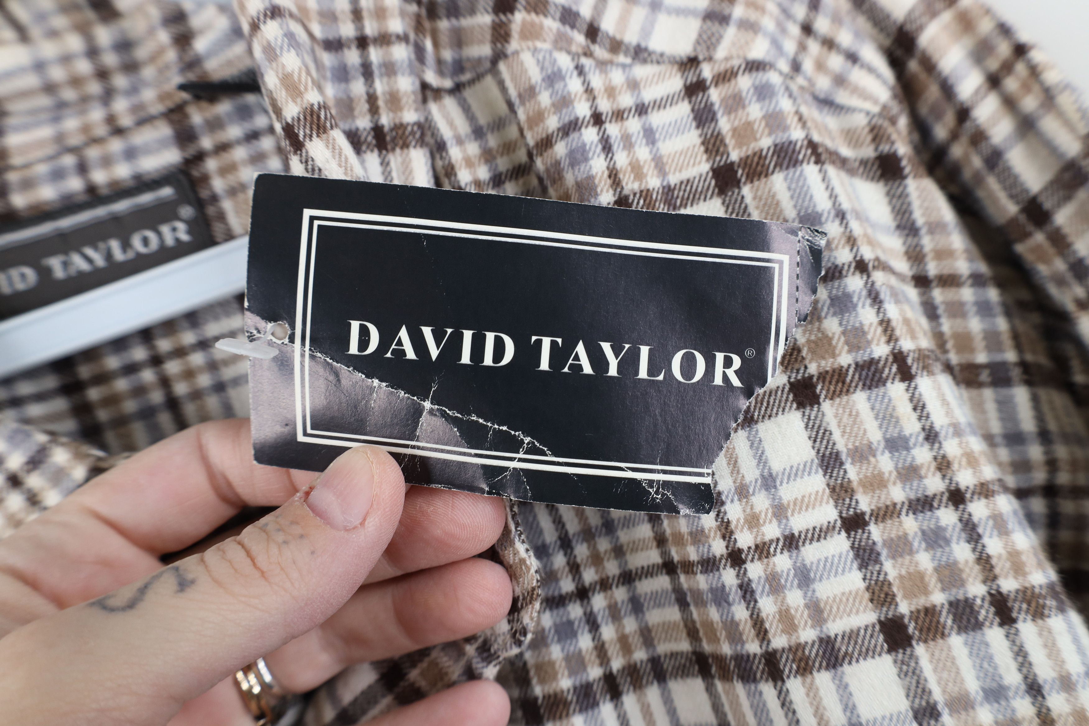 Vintage Deadstock Vintage 90s Streetwear Button Down Shirt Plaid Size US XL / EU 56 / 4 - 4 Thumbnail