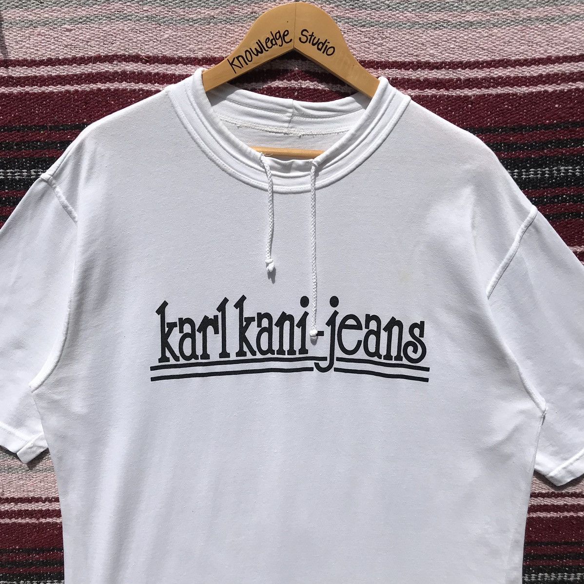 Karl Kani × Vintage Vintage Karl Kani Jeans Turtleneck Shirt Back Hit NY Size US L / EU 52-54 / 3 - 9 Thumbnail