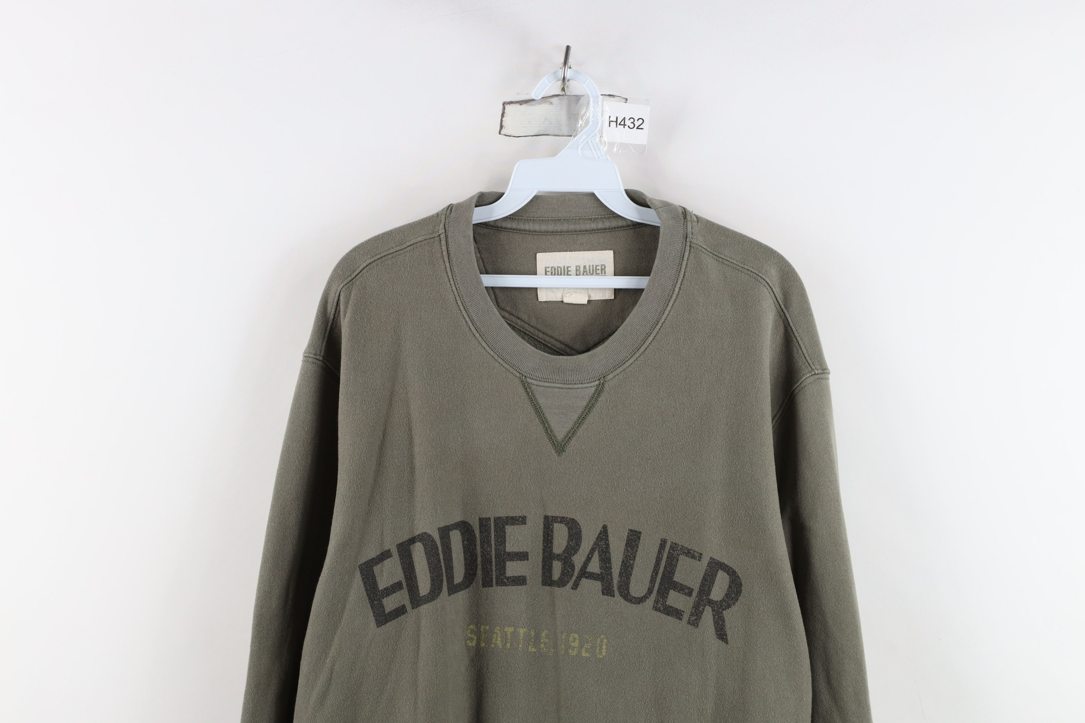 Eddie Bauer Vintage Eddie Bauer Spell Crewneck Sweatshirt Olive Green Size US XL / EU 56 / 4 - 2 Thumbnail