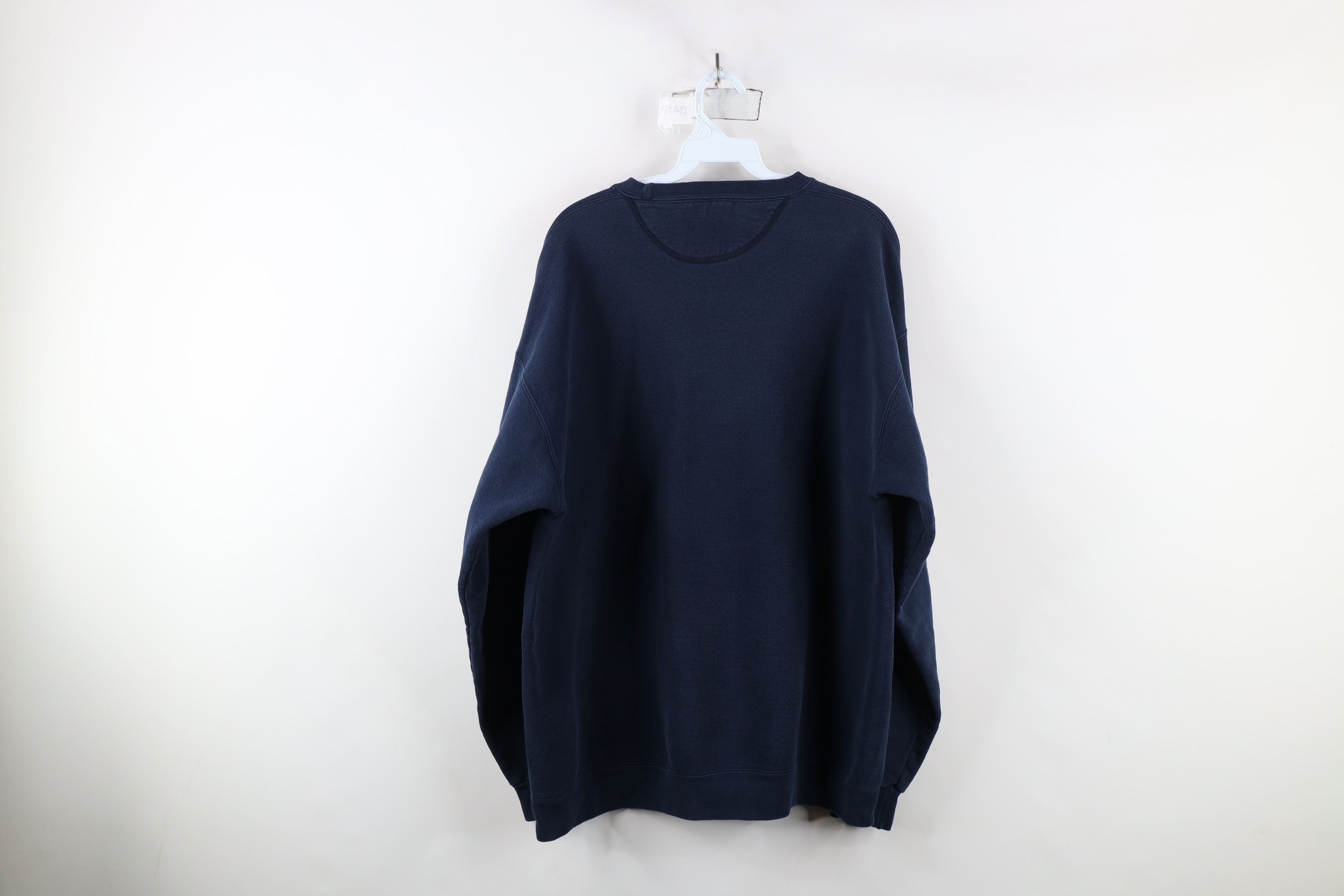 Vintage Vintage 90s Streetwear Crewneck Sweatshirt Navy Blue USA Size US XL / EU 56 / 4 - 11 Thumbnail