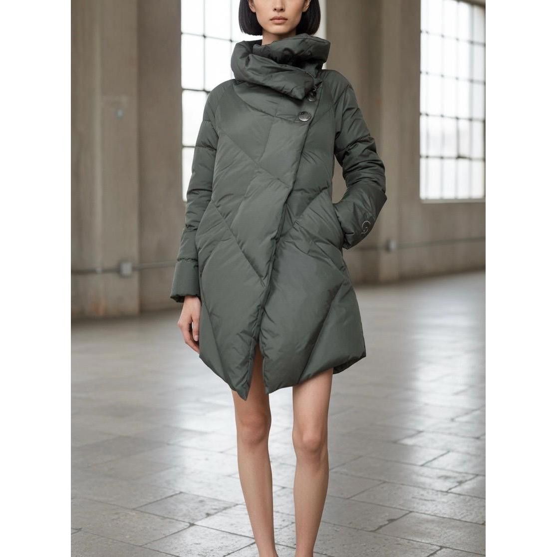 Other The Cop Copine Asymmetrical Puffer Jacket Size ONE SIZE - 2 Thumbnail