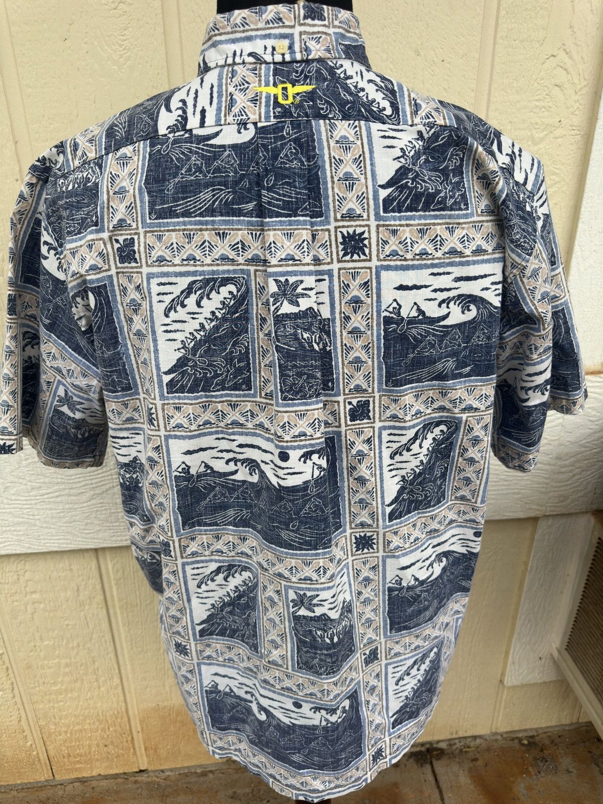 Reyn Spooner Reyn Spooner Hawaiian Print Multicolored 3/4 Button Men's L Size US L / EU 52-54 / 3 - 2 Thumbnail