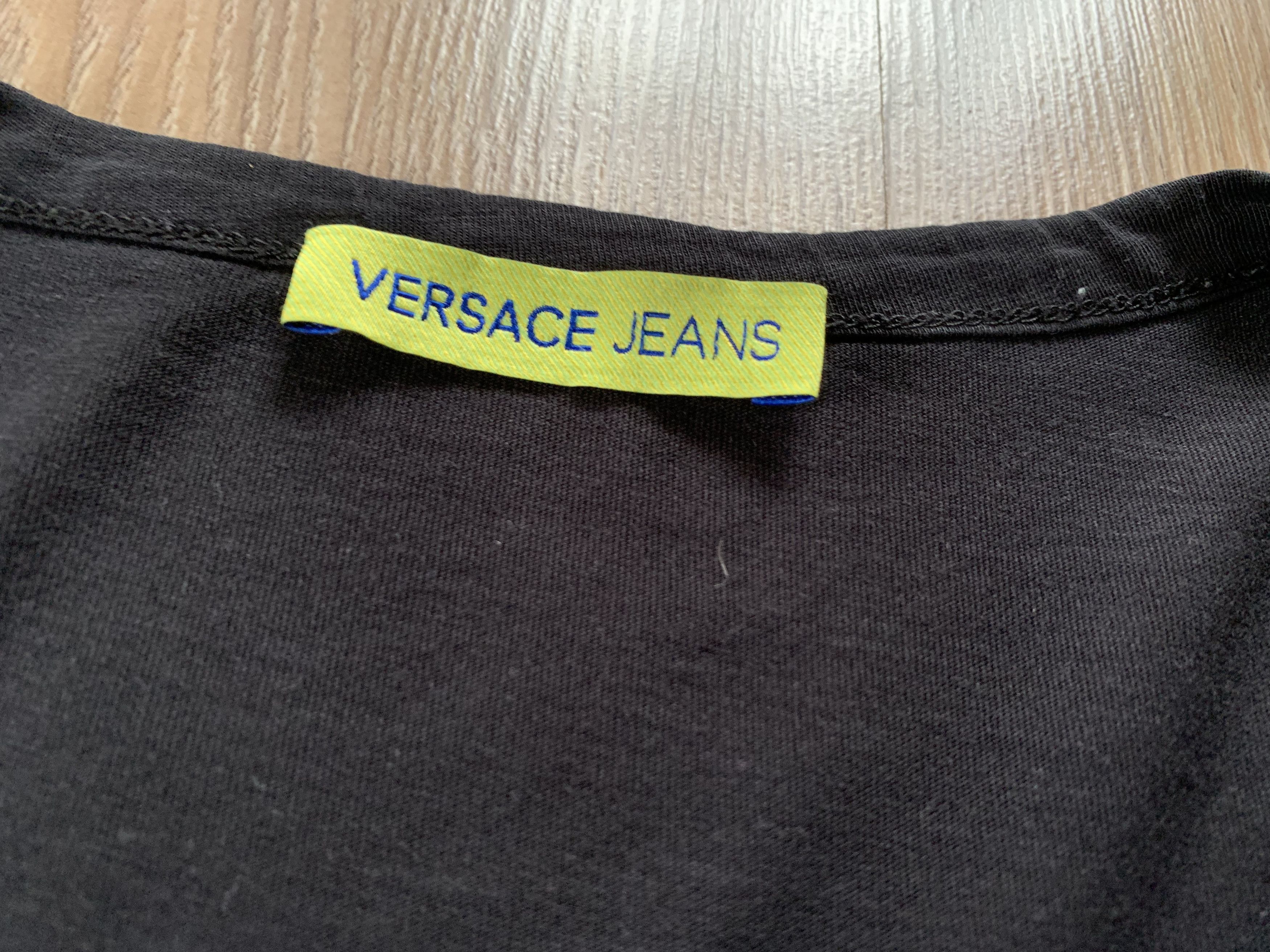 Versace × Versace Jeans Couture Versace Jeans Black Cotton T-Shirt Size US S / EU 44-46 / 1 - 6 Thumbnail