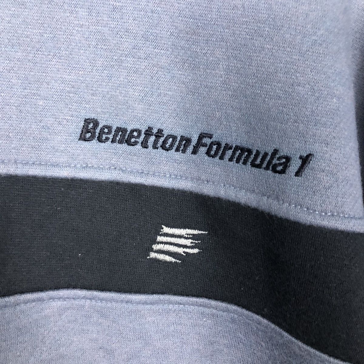 Japanese Brand 📌Vintage Sweatshirt Benetton Formula 1 Big Logo Size US M / EU 48-50 / 2 - 14 Thumbnail
