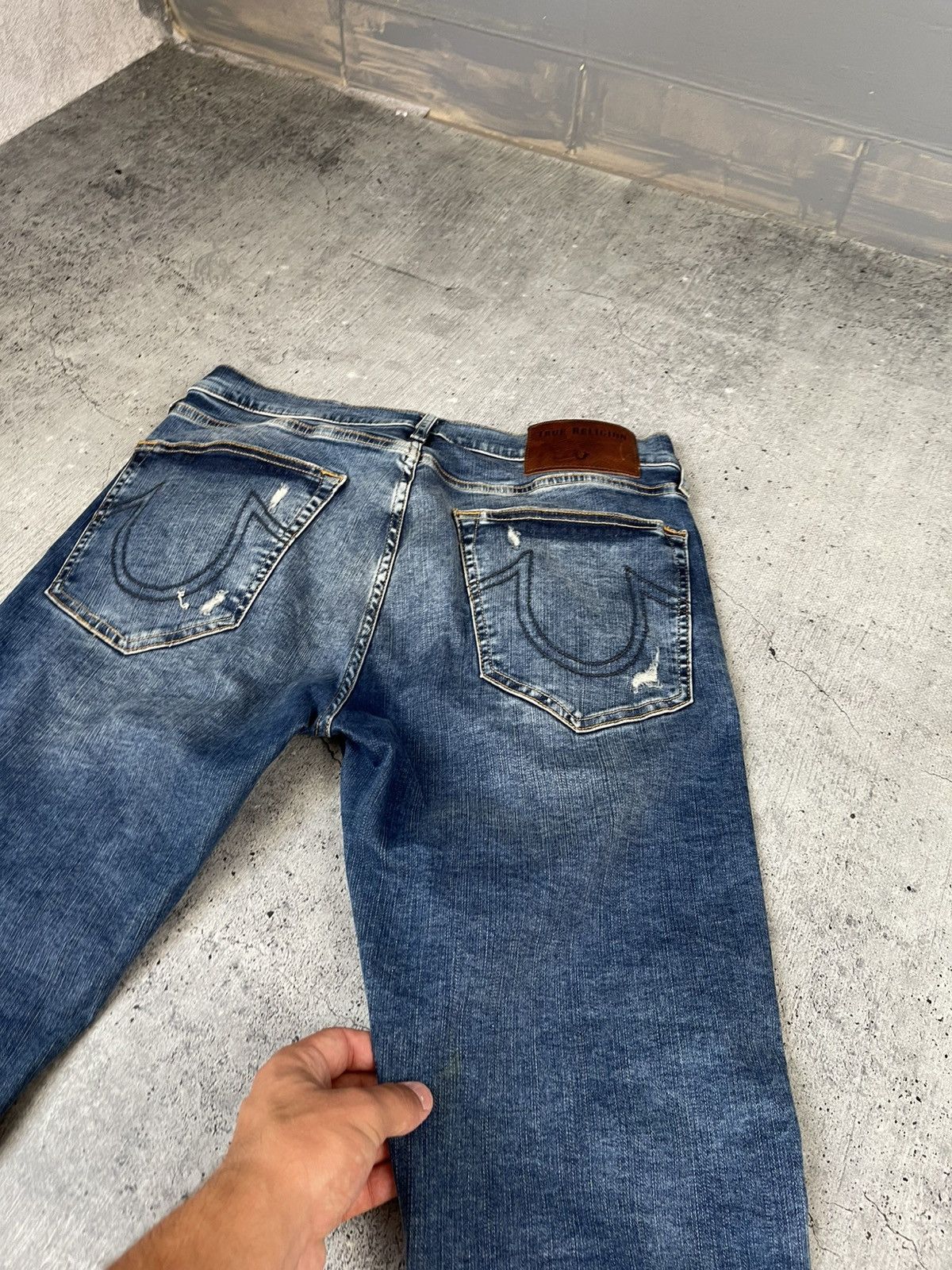 True Religion Vintage True Religion Jeans Baggy Avant Garde Y2K Japan Size US 34 / EU 50 - 9 Thumbnail