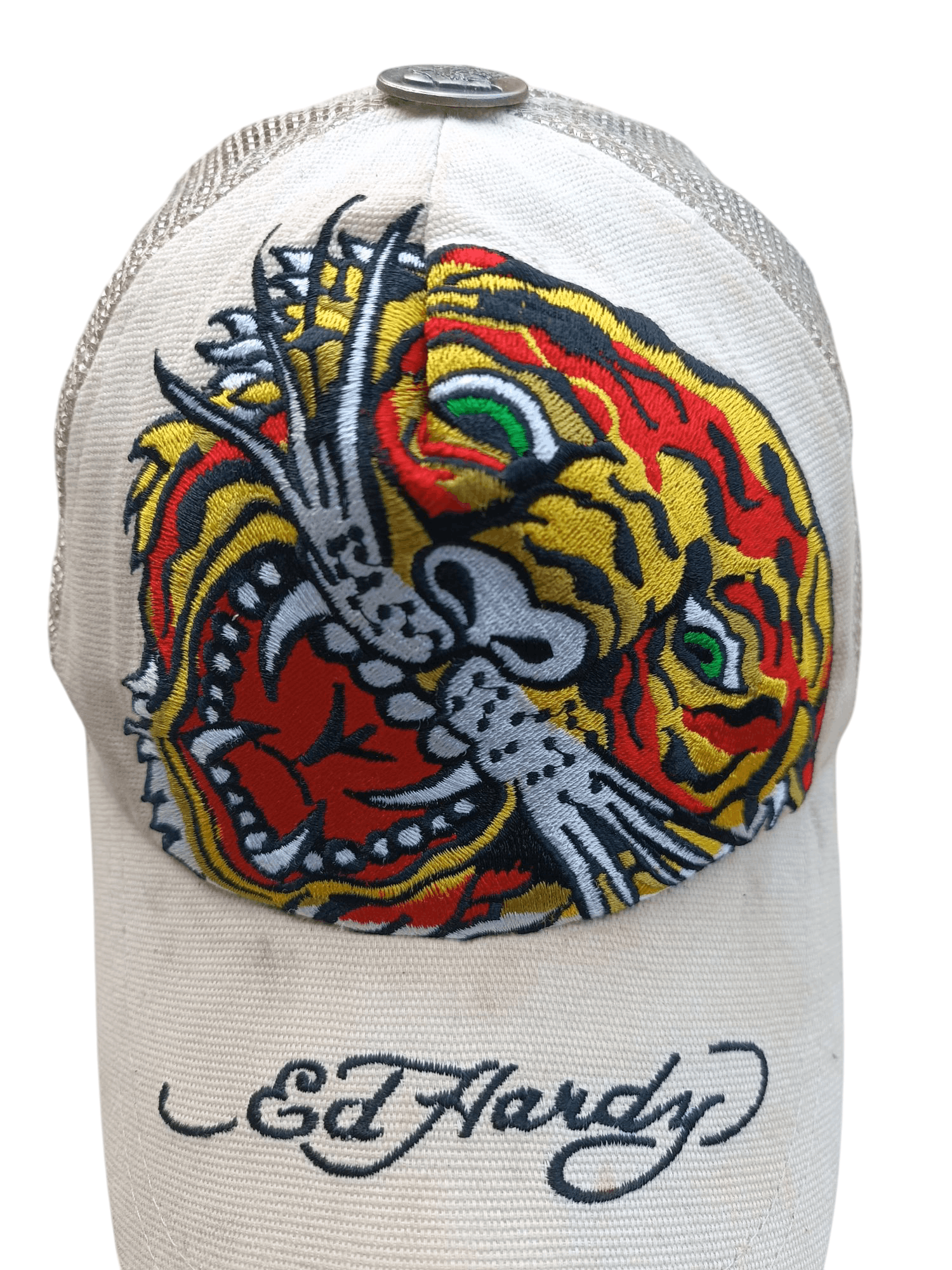 Christian Audigier × Ed Hardy × Vintage VINTAGE Ed Hardy Cap Size ONE SIZE - 2 Thumbnail