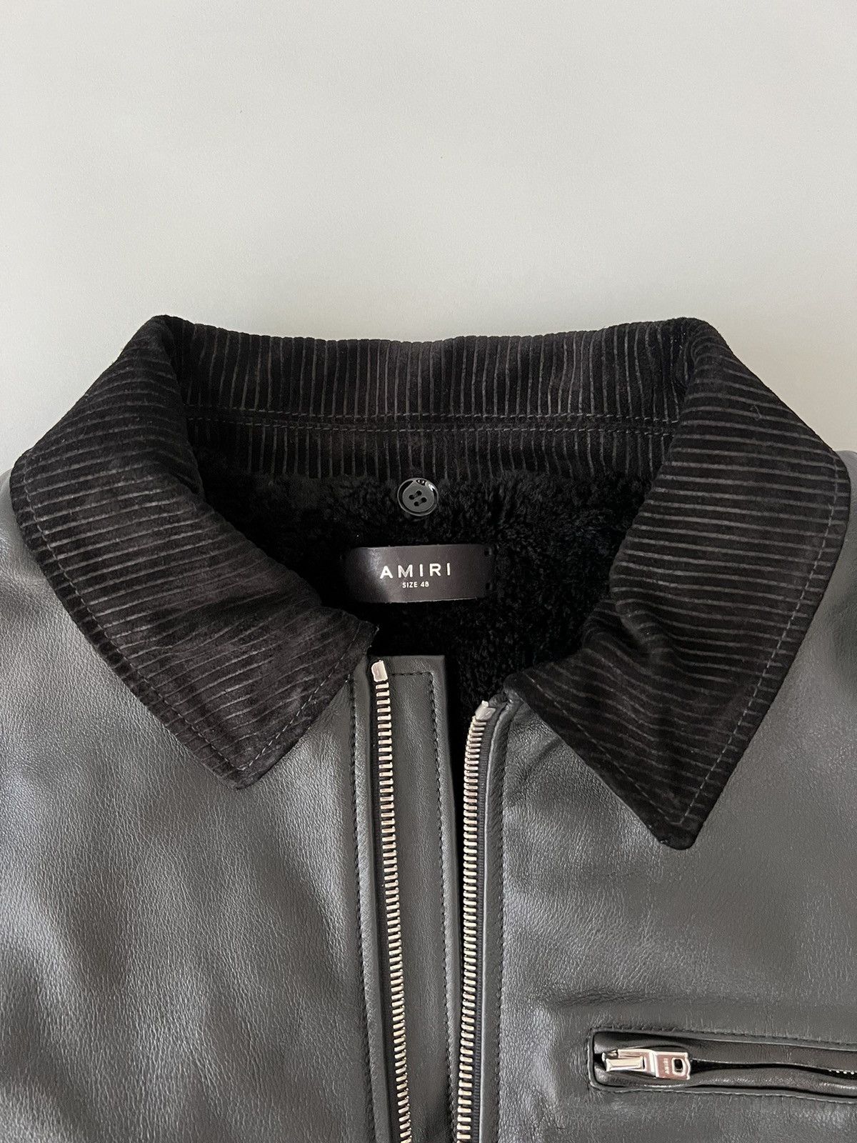 Amiri Amiri Leather Shearling Jacket Size US M / EU 48-50 / 2 - 5 Thumbnail