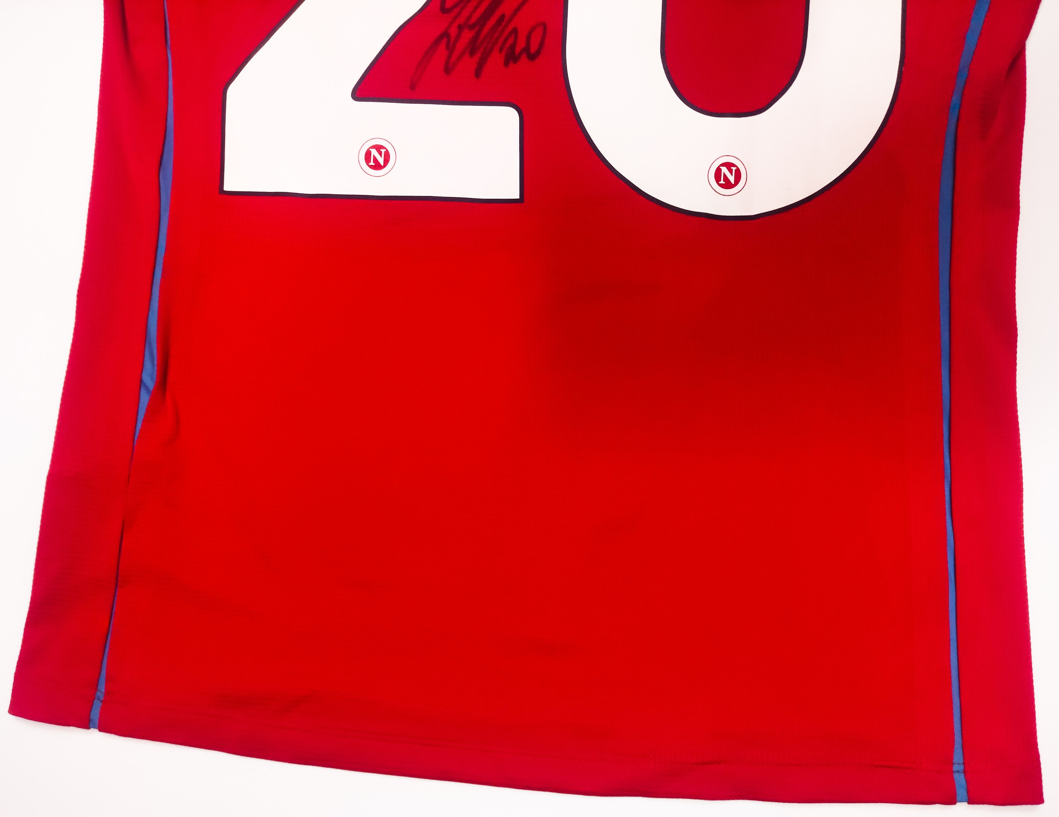 Emporio Armani BNWT Zieliński #20 SSC Napoli 2020 2021 Shirt Signed Size US S / EU 44-46 / 1 - 12 Thumbnail