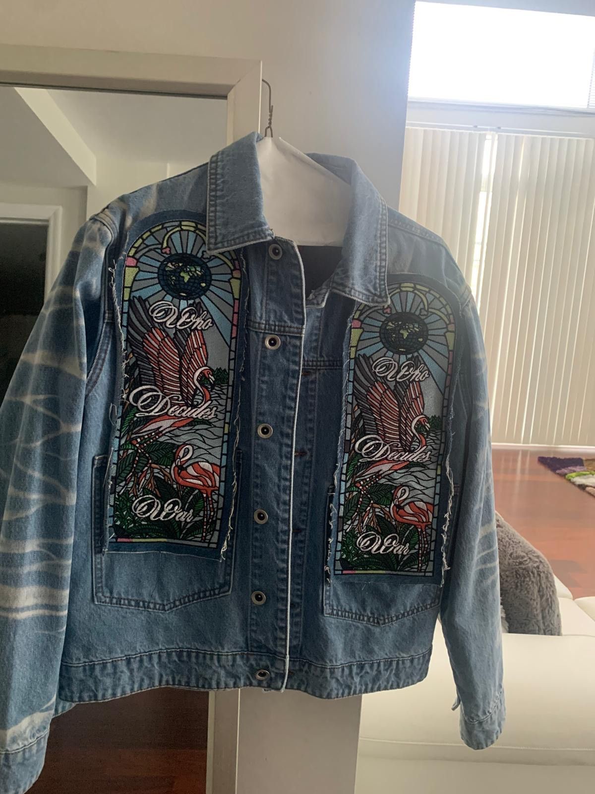 Who Decides War Who Decides War Denim Jacket Size US S / EU 44-46 / 1 - 9 Thumbnail