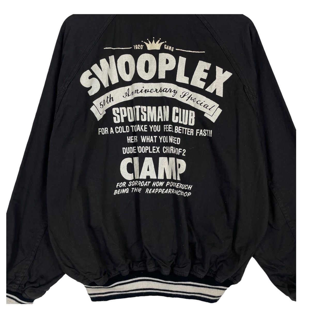 Japanese Brand × Sports Specialties 💥SWOOPLEX SPORTMAN CLUB BOMBER JACKET Size US L / EU 52-54 / 3 - 9 Thumbnail