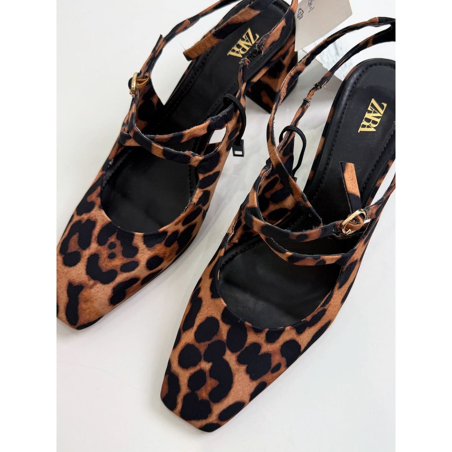 Zara ZARA Block Heel Shoes NWT Size US 8 / IT 38 - 6 Thumbnail