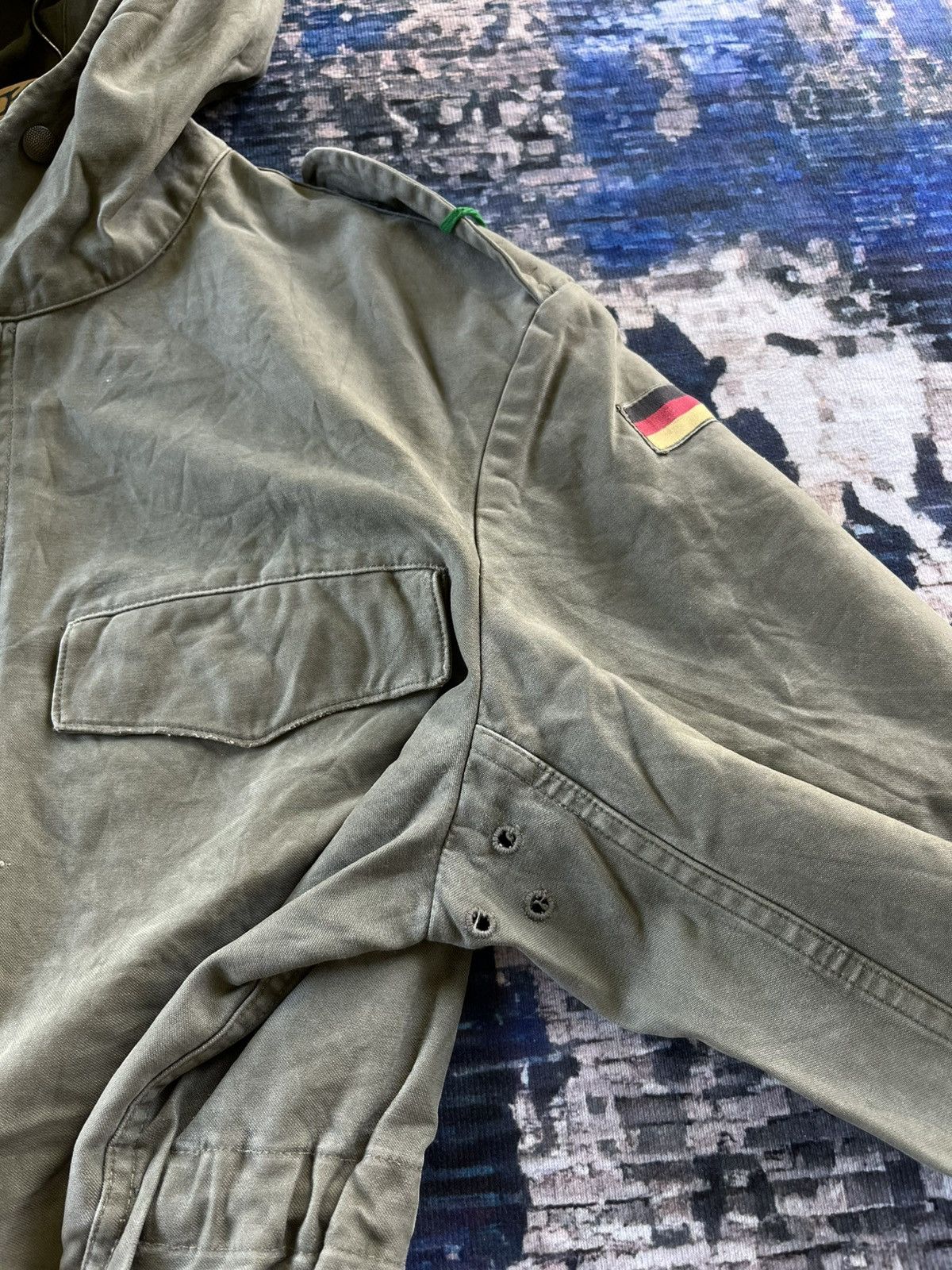 Vintage 💥Vintage German Army Feuchter Ringelai Hoodie Jacket 80s Size US XL / EU 56 / 4 - 3 Thumbnail