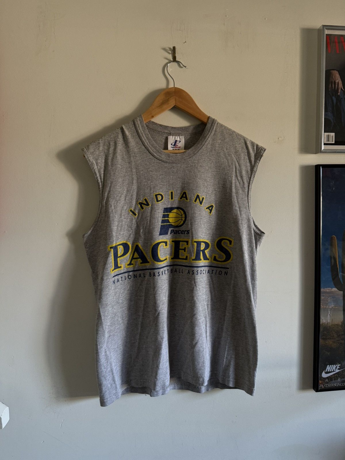 Logo Athletic NBA Indiana Pacers Vintage Cut off Tank Size US M / EU 48-50 / 2 - 1 Thumbnail