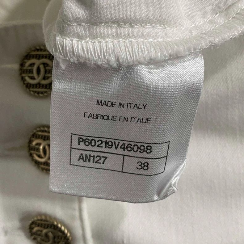 Chanel Chanel Drawstring high-waisted wide-leg jeans 2504-Nextarro Size 25" / US 0 / IT 36 - 6 Thumbnail