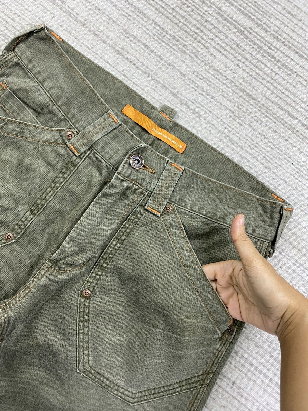 Edwin × If Six Was Nine × Vintage Vintage Edwin Exclusive Japan Buckle Back Pants Size US 30 / EU 46 - 9 Thumbnail