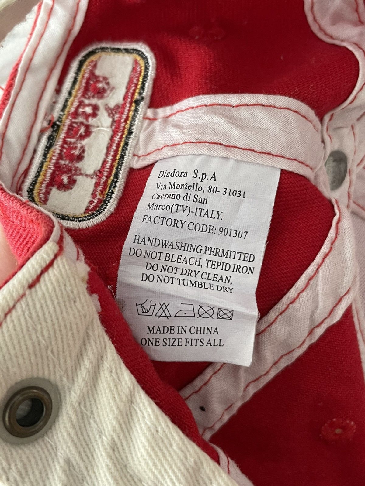 Formula 1 × Vintage RARE 90s Ayrton Senna Vintage Diadora Hat Cap Y2K F1 Hype Size ONE SIZE - 12 Thumbnail