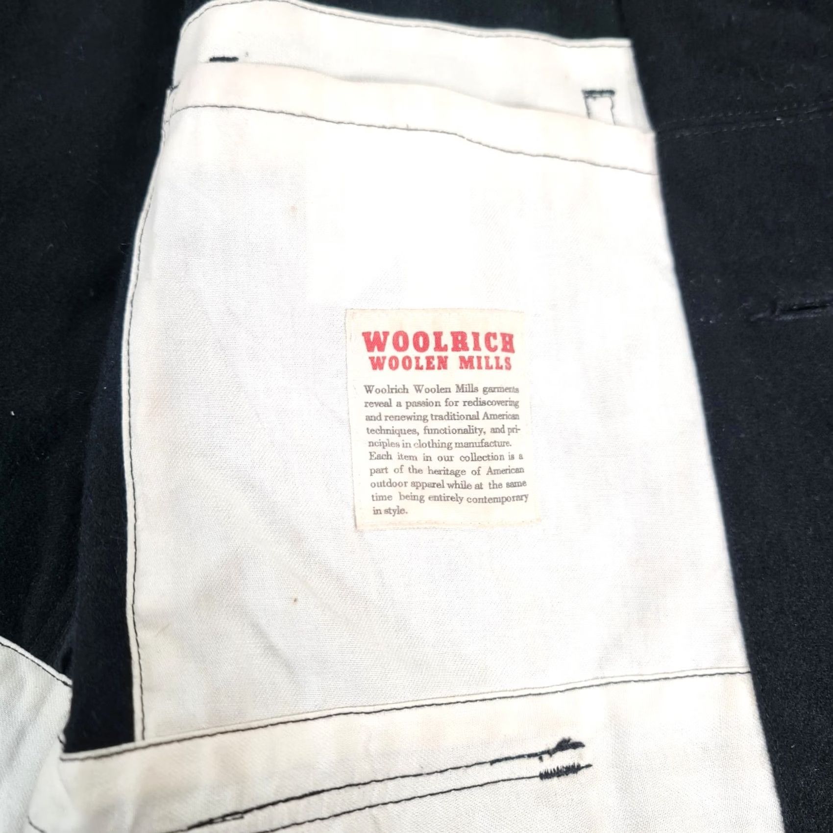 Vintage Woolrich Mens Jacket Black Medium Woolen Mills Daiki Suzuki Maine Guide Shacket Military Jacket Field Wool 100% Wool Unlined Pockets Regular Mens Size US M / EU 48-50 / 2 - 7 Thumbnail