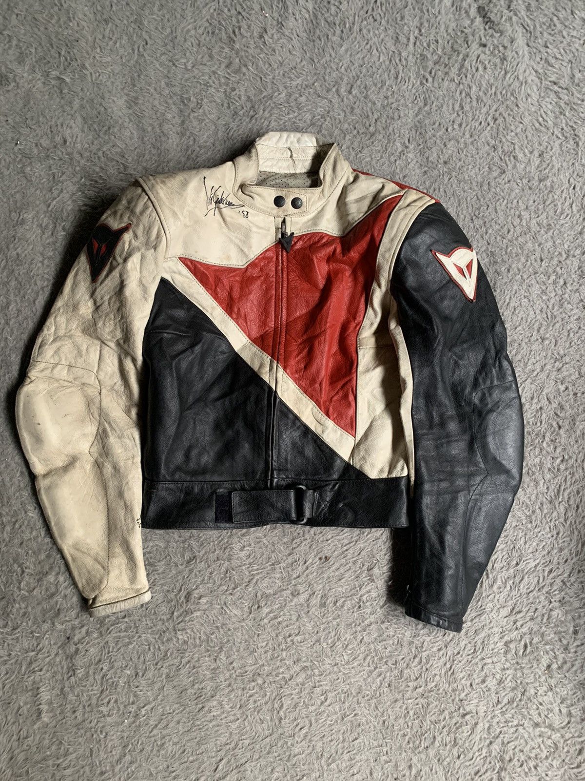 Gear for Sports Vintage 80s Dainese Leather Riding Jacket Motogp erd Size US S / EU 44-46 / 1 - 1 Thumbnail