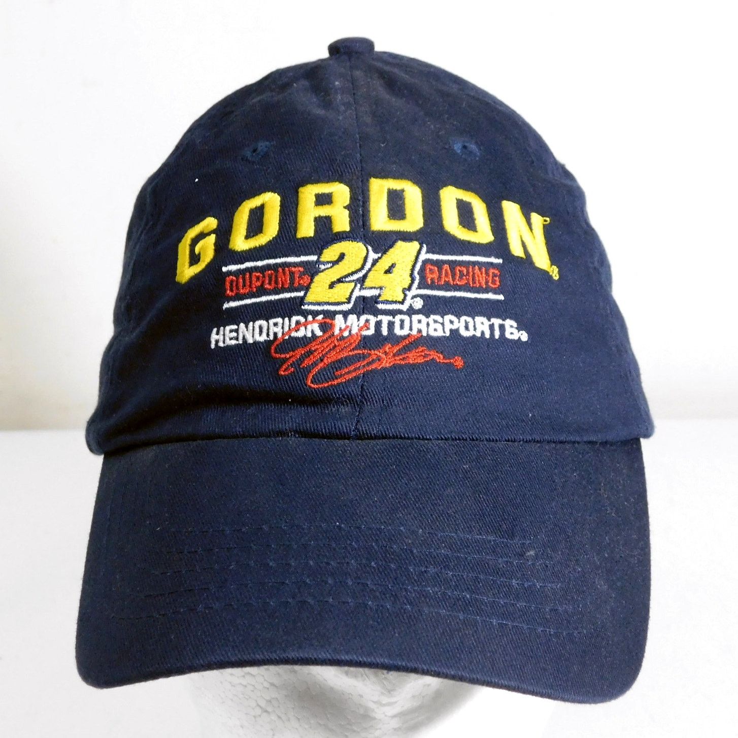 Chase Authentics 90s Jeff Gordon Hat Adjustable Blue Hendrick NASCAR Size ONE SIZE - 1 Thumbnail