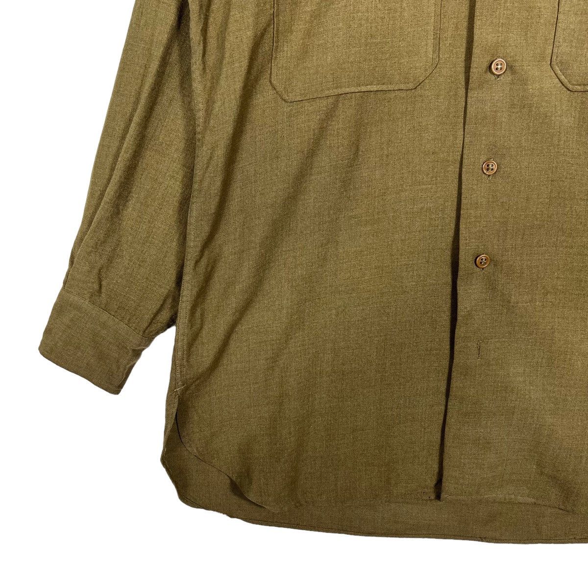 Vintage 🔥 RARE VINTAGE WWll WOOL SHIRT Size US M / EU 48-50 / 2 - 4 Thumbnail