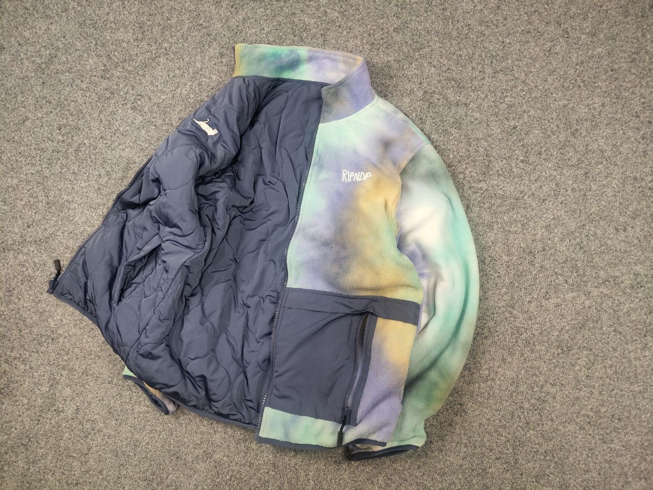 RIPNDIP RipNDip Castanza Reversible Brushed Fleece Quilted Jacket Size US M / EU 48-50 / 2 - 6 Thumbnail