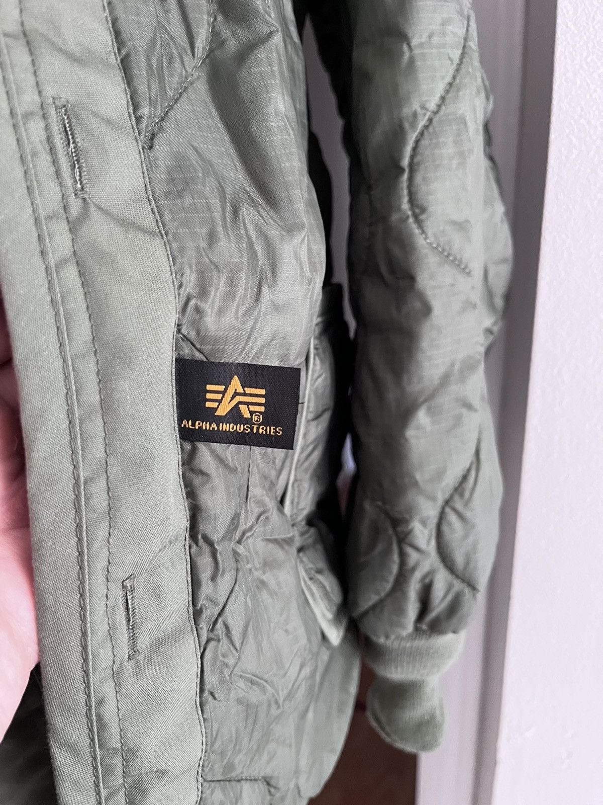 Alpha Industries × Vintage Alpha Industries ALS/92 Liner Jacket Size US M / EU 48-50 / 2 - 2 Thumbnail