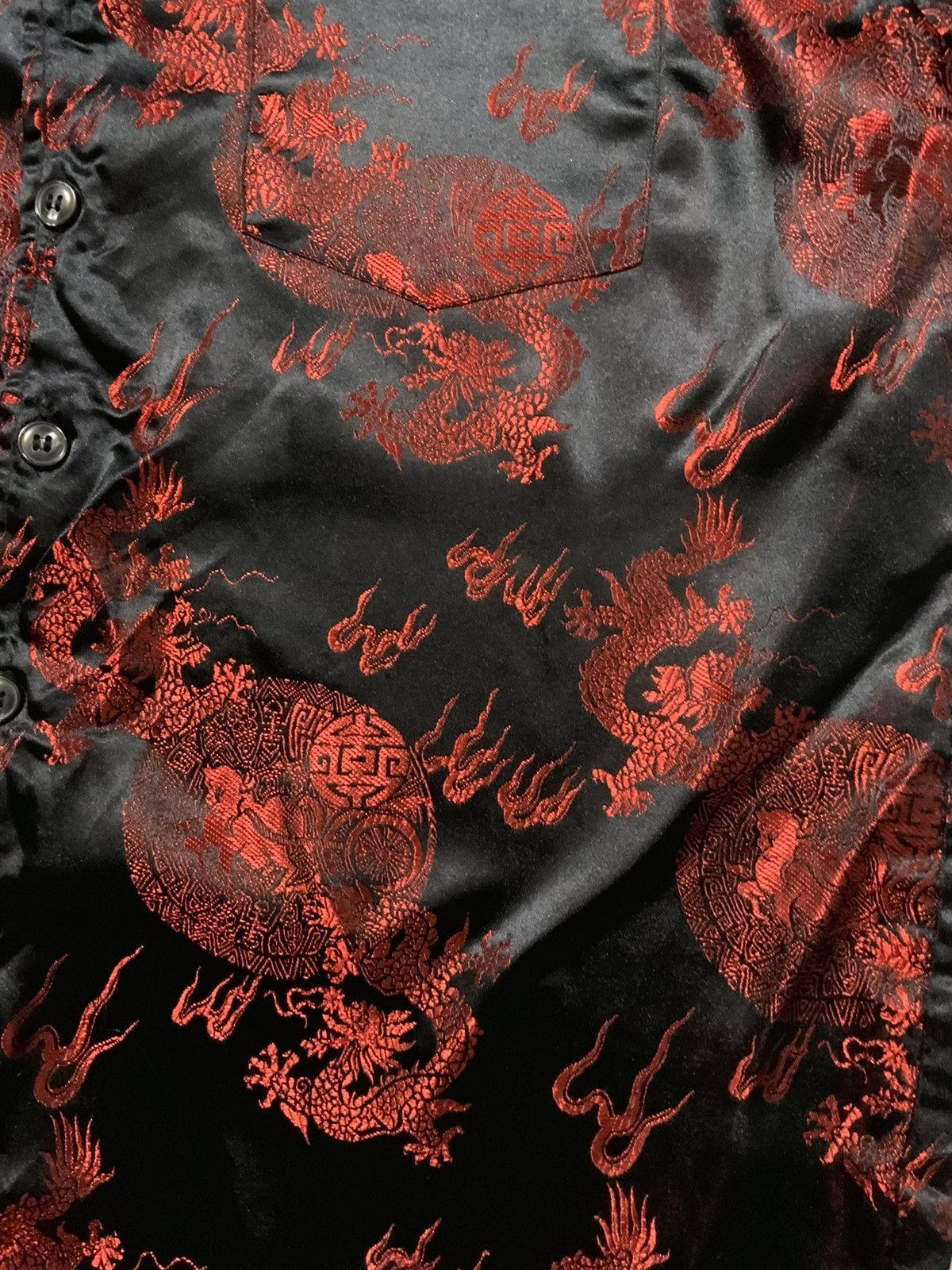 Vintage Y2K Street Culture Dragons Squirrel Oriental Asian Shirt Size US L / EU 52-54 / 3 - 5 Thumbnail