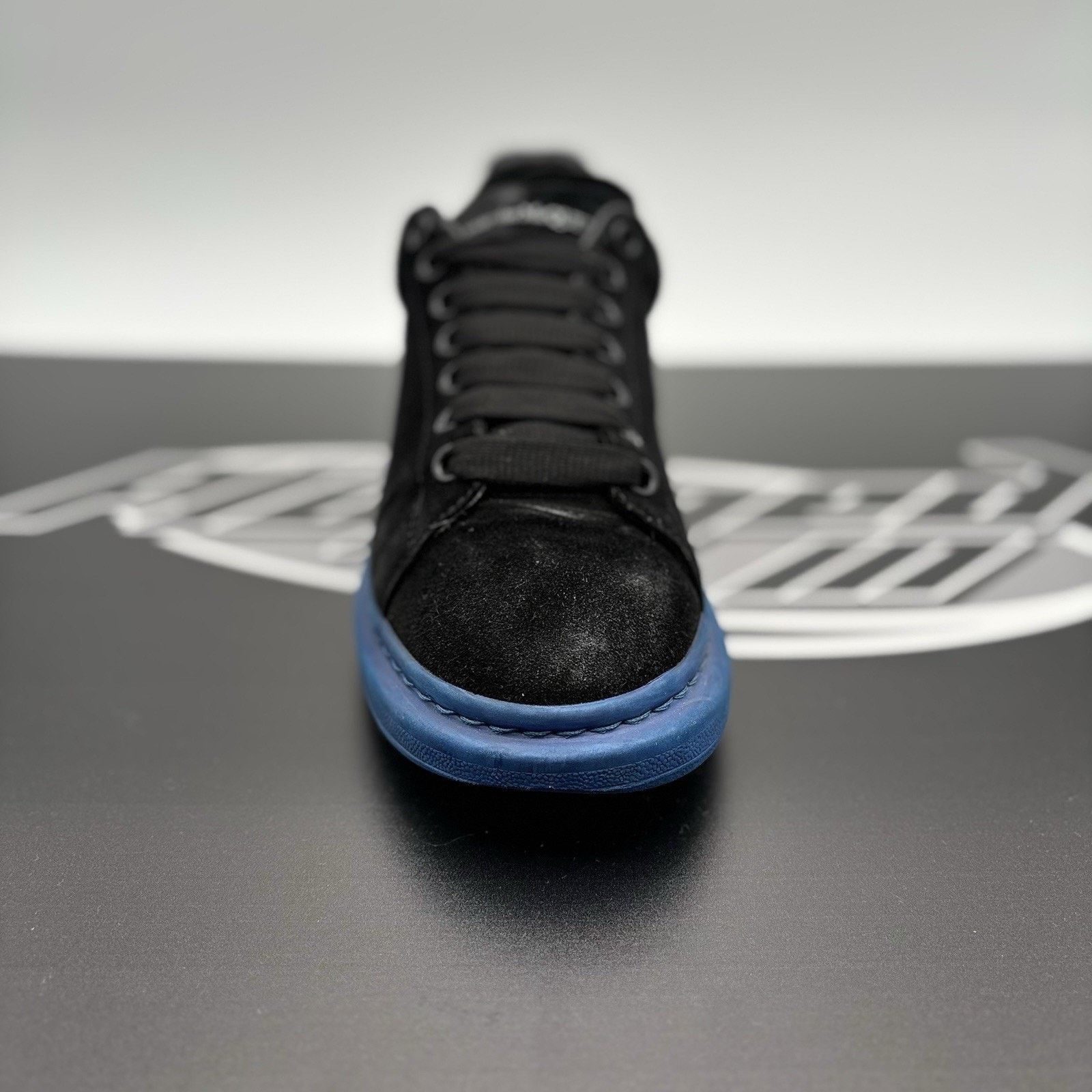 Alexander McQueen Alexander McQueen ' Black Velvet, Blue ' Size US 8.5 / EU 41-42 - 6 Thumbnail