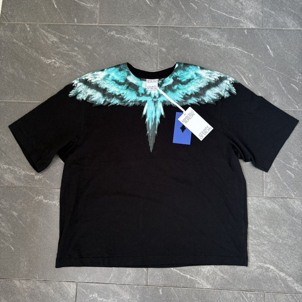 Marcelo Burlon Marcelo Burlon County of Milan Icon Wings basic t-shirt Size US L / EU 52-54 / 3 - 2 Thumbnail