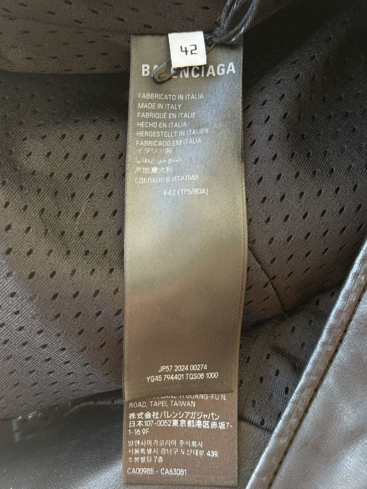 Balenciaga Baenciaga 24FW Low Waist Biker Leather Pants Size US 34 / EU 50 - 7 Thumbnail