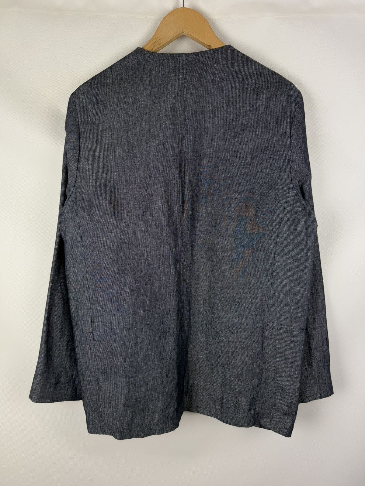 Cos Cos Avant-Garde Lagenlook Cotton / Linen Open Front Jacket Size XL / US 12-14 / IT 48-50 - 14 Thumbnail