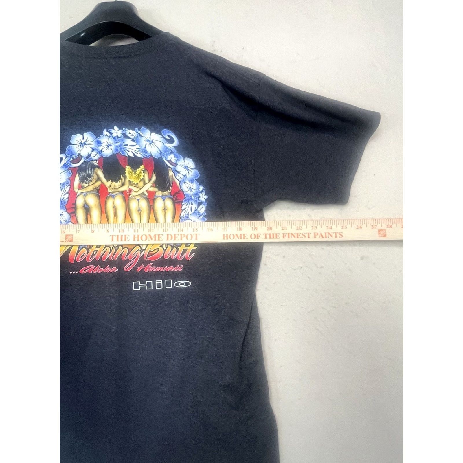 Gildan Nike Black Crew Neck Aloha Hawaii M-L Shirt Mens Size US M / EU 48-50 / 2 - 3 Thumbnail